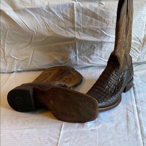 Lucchese gator skin boots